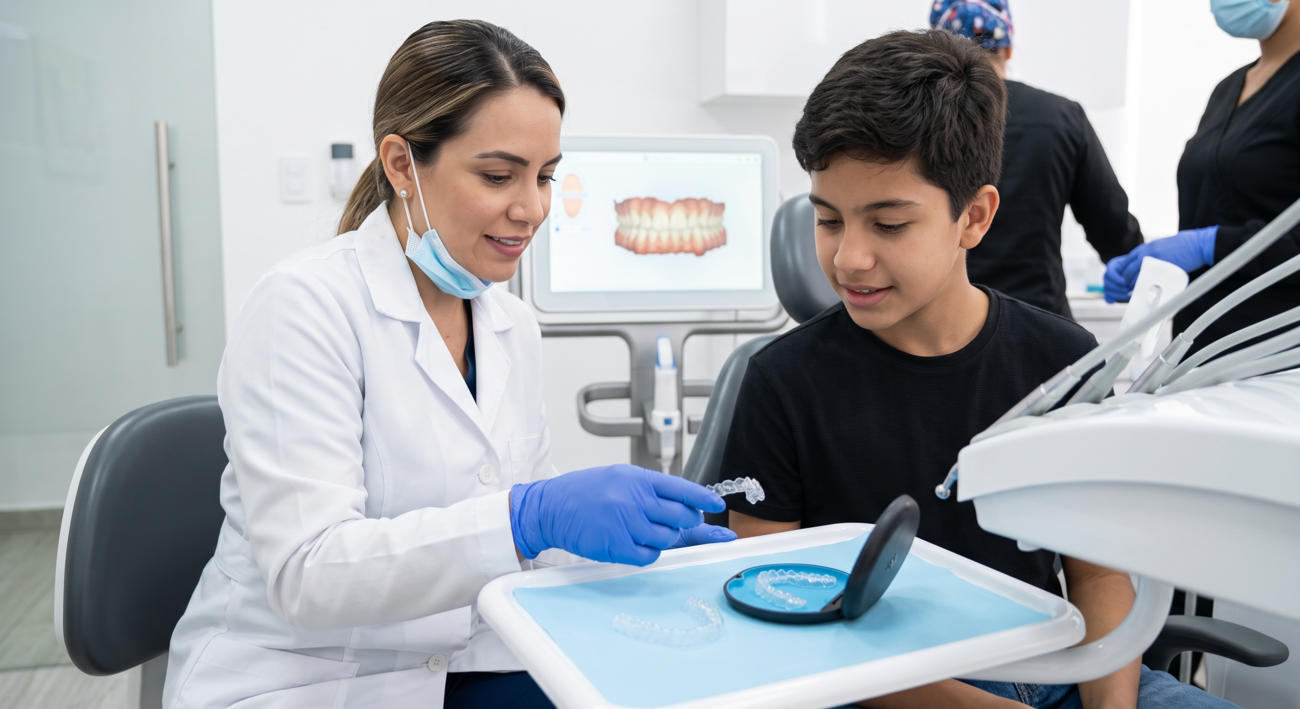 Invisalign® En Adolescentes: Beneficios, Indicaciones Y Guía Para Padres 1 Qué es Invisalign® y cómo funciona en adolescentes